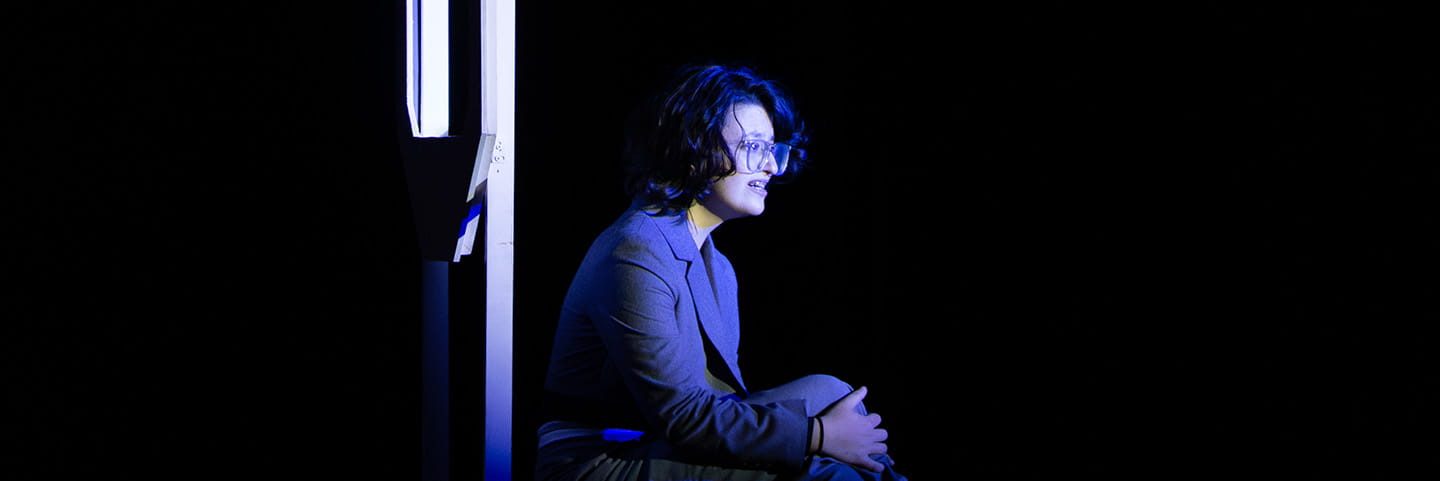 Student in a Drama Lesson